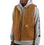 Carhartt 104277 Loose Fit Washed Duck Sherpa-Lined Mock-Neck Vest