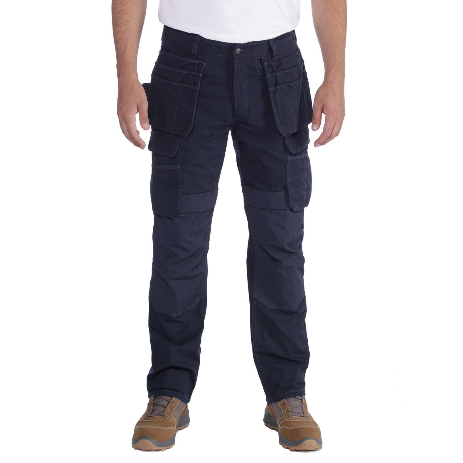 Carhartt 103337 Steel Rugged Flex Relaxed Fit Double-Front Cargo Multi-Pocket Work Pant