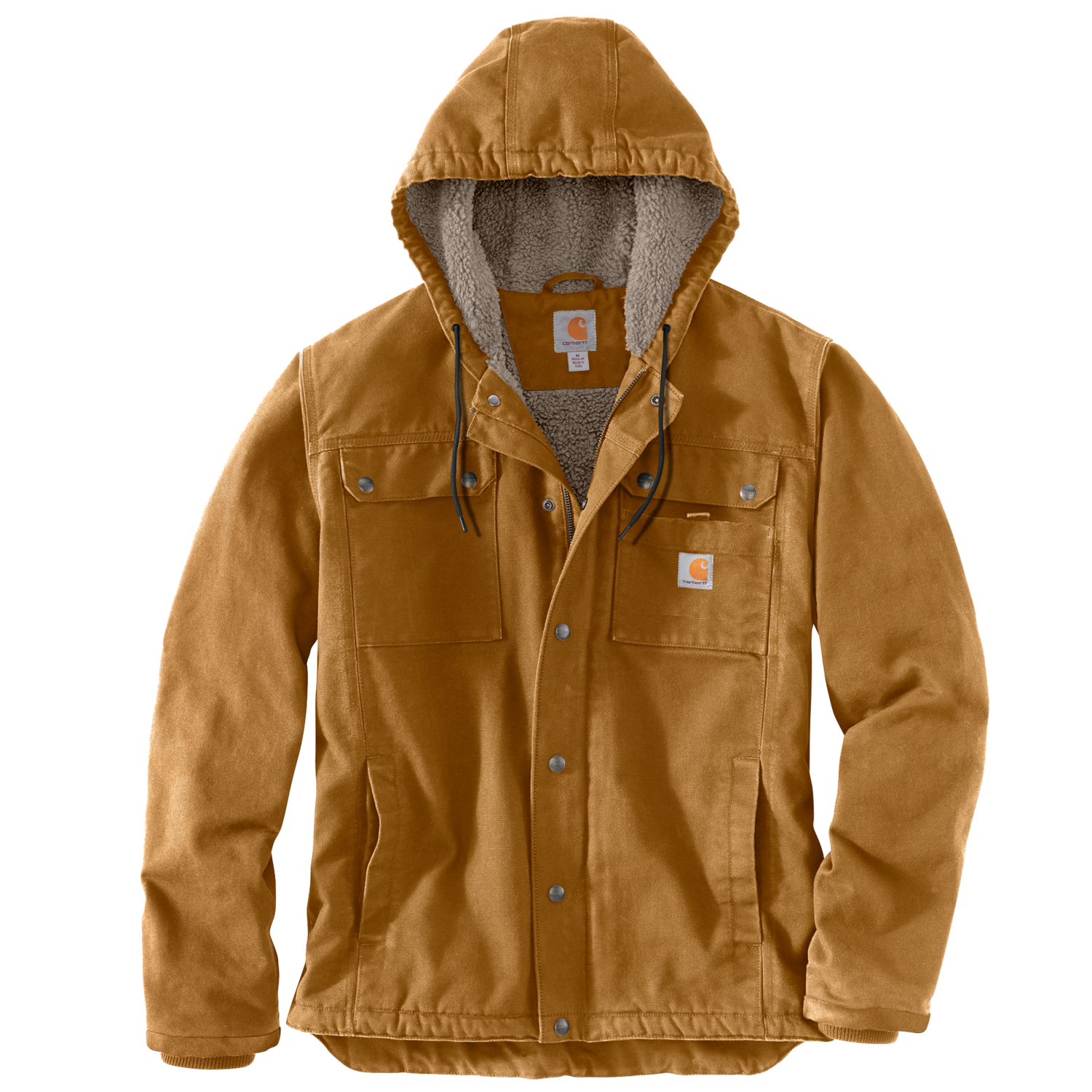 Carhartt 103826 Bartlett Jacket Relaxed Fit Washed Duck Sherpa-Lined Utility Jacket Secondary image