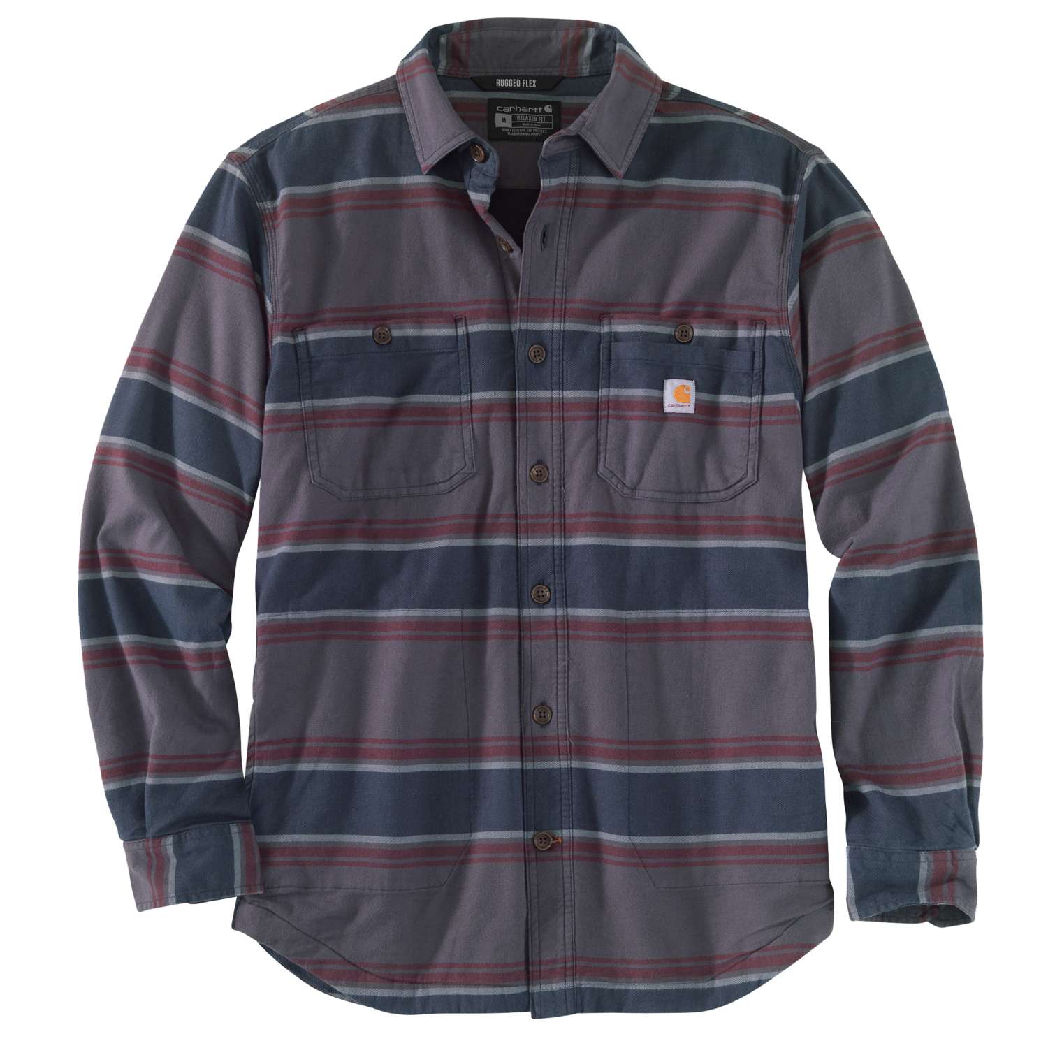 Carhartt 104913 Rugged Flex Relaxed Fit Midweight Flannel Hamilton Fleece-Lined Shirt Secondary image