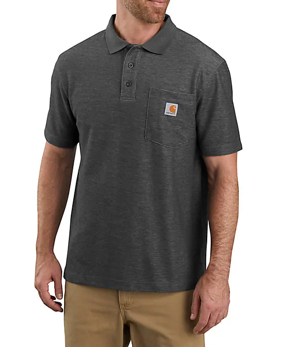 Carhartt 106685 Loose Fit Midweight Short-Sleeve Pocket Polo