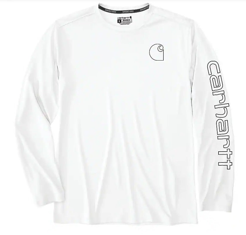 Carhartt 107182 Force Sun Defender Relaxed Fit Lighweight Short Sleeve Logo Graphic T-Shirt