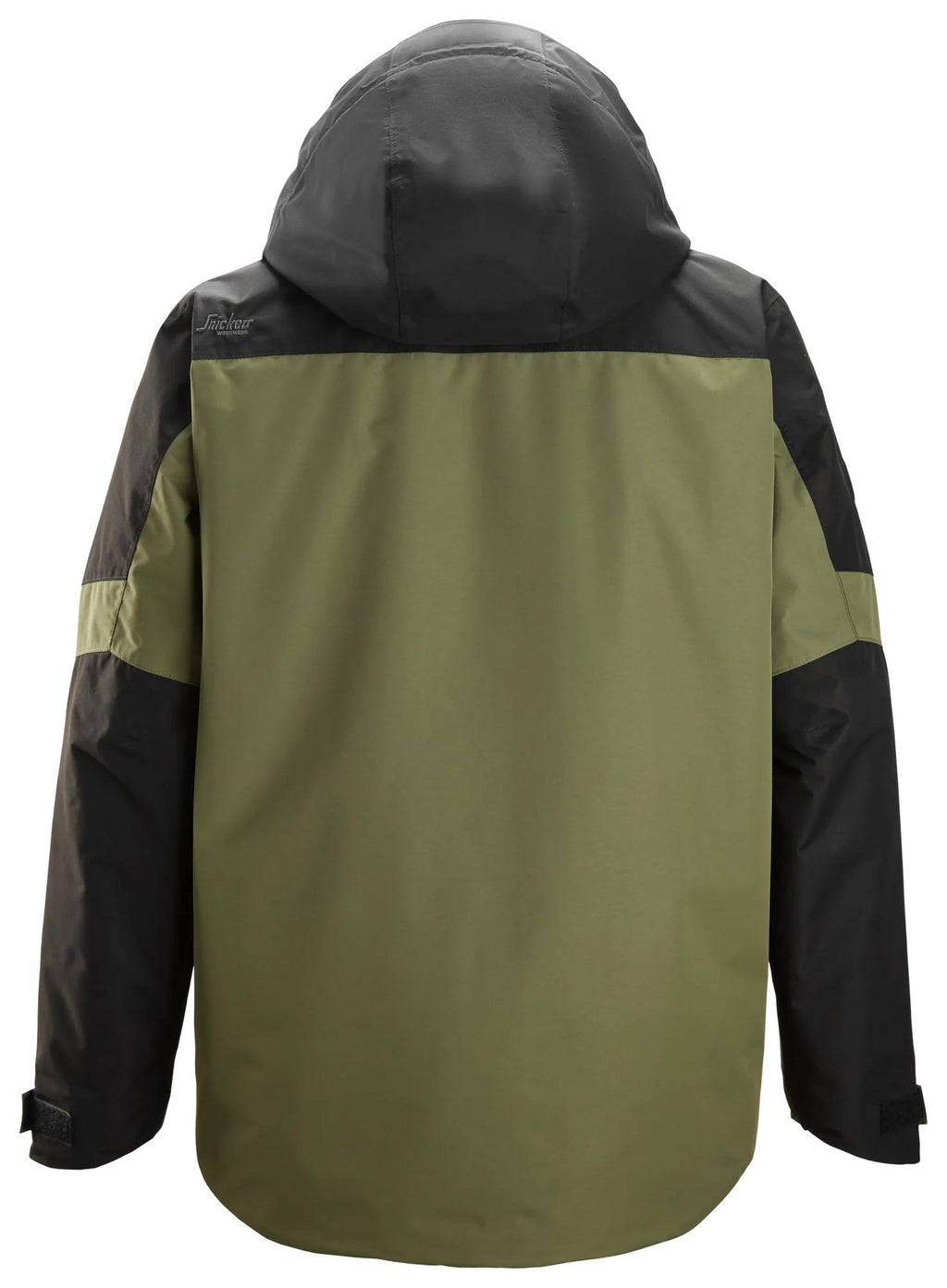 Snickers 1104 Waterproof Insulated Jacket Khaki Green/Black