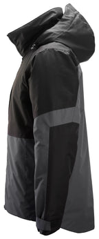 Snickers 1104 Waterproof Insulated Jacket Steel Grey/Black
