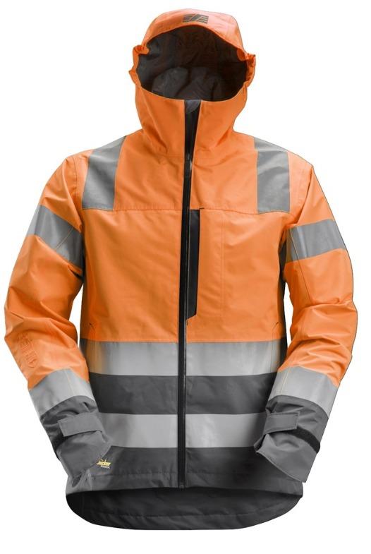 Snickers 1330 AllroundWork, High-Vis Waterproof Shell Jacket Class 3