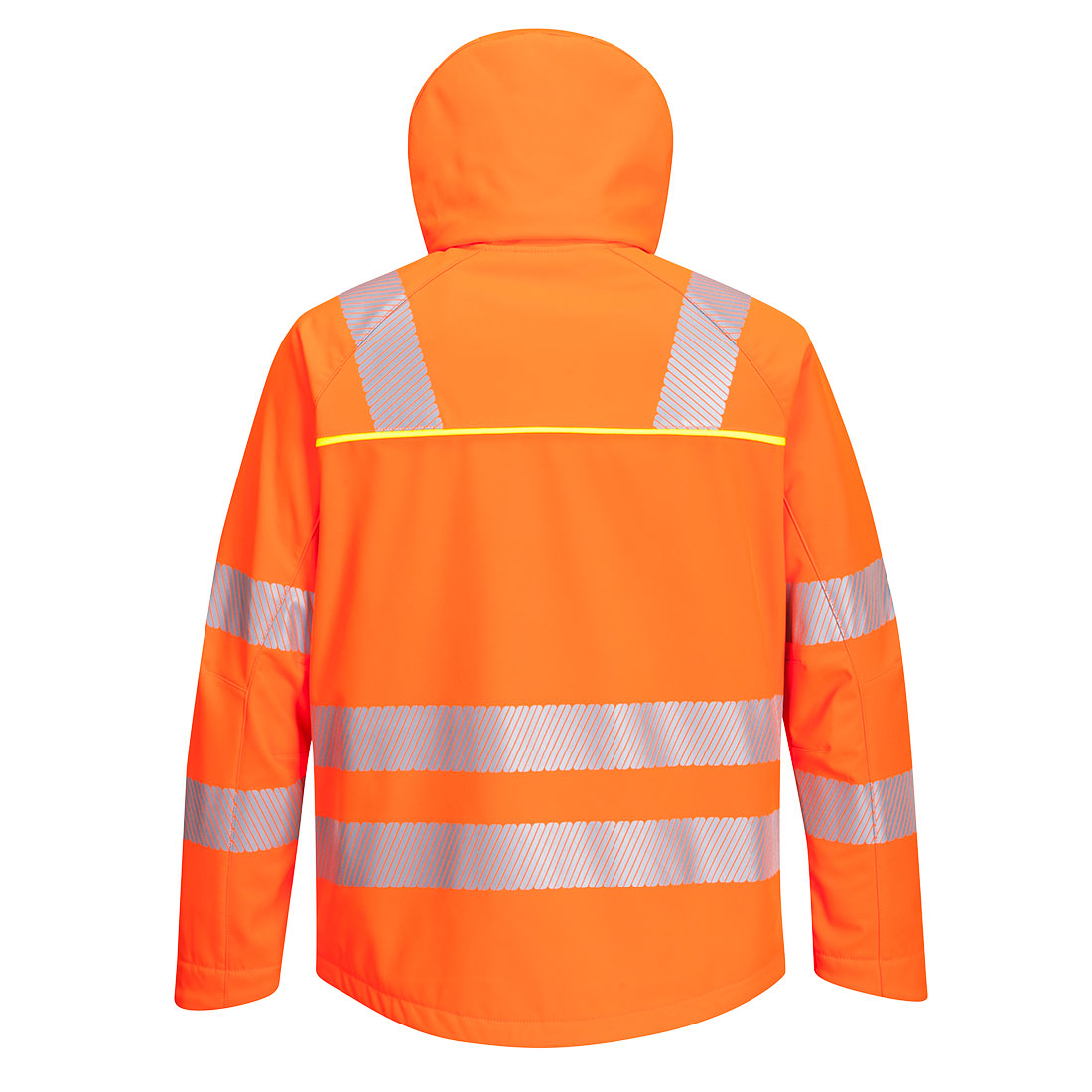 Portwest DX475 DX4 Hi-Vis Softshell Jacket Orange/Black Large Secondary image