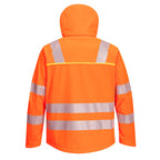 Portwest DX475 DX4 Hi-Vis Softshell Jacket Orange/Black Large
