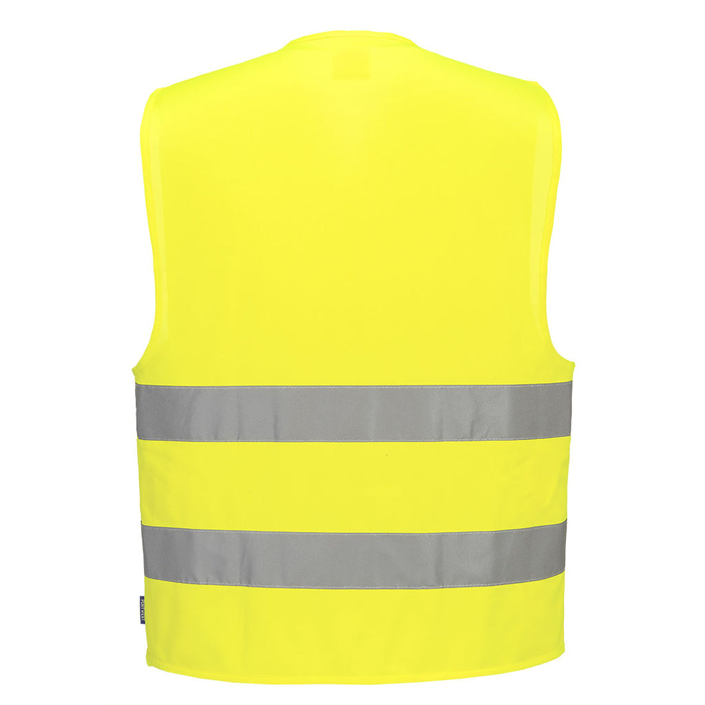 Portwest ES474 Essential Hi-Vis Two Band Vest Yellow Large