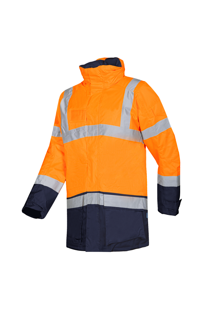 Sioen Lightflash Hi-Vis Winter Rain Jacket