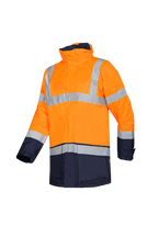 Sioen Lightflash Hi-Vis Winter Rain Jacket