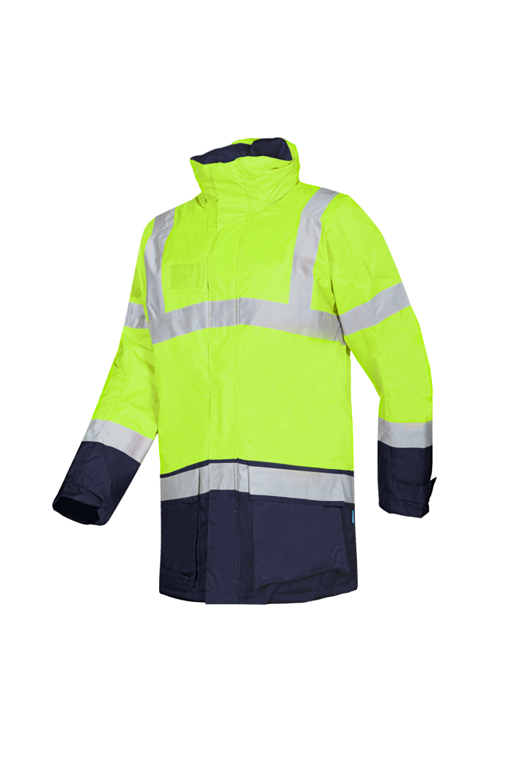 Sioen Lightflash Hi-Vis Winter Rain Jacket