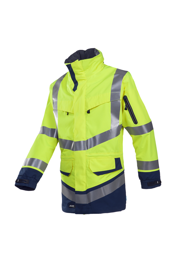 Sioen Windsor Hi-Vis Extreme Weather Rain Jacket Main image