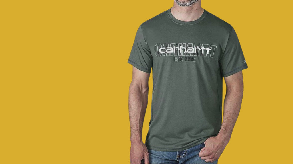 Carhartt 106653 Force Short-Sleeve Work T-Shirt, Midweight