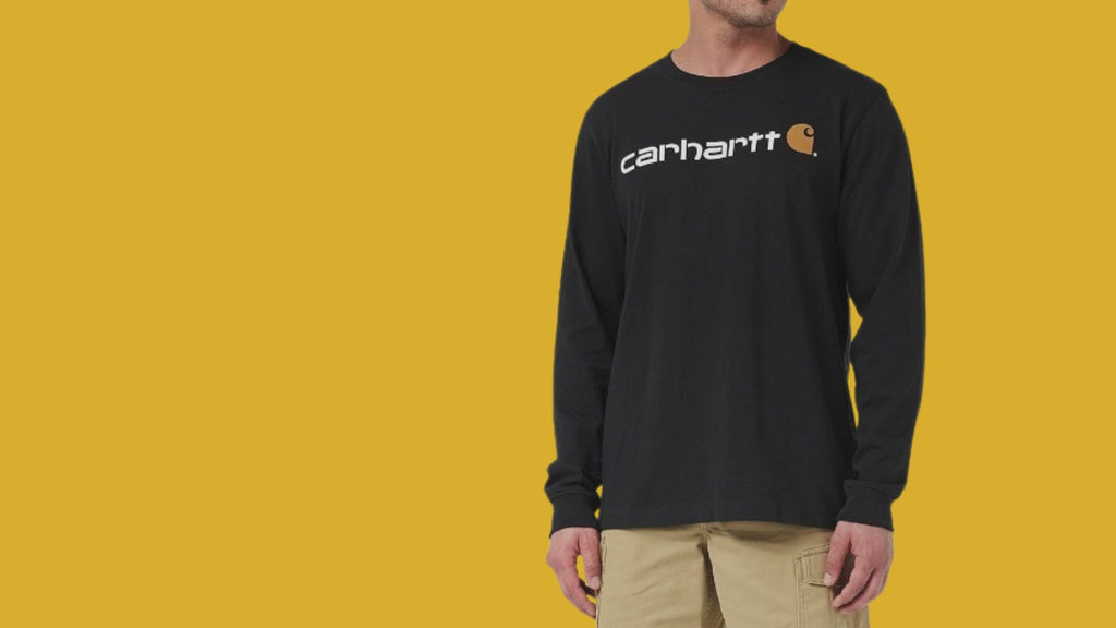 Carhartt 104107 Long-Sleeve Work T-Shirt, Heavyweight