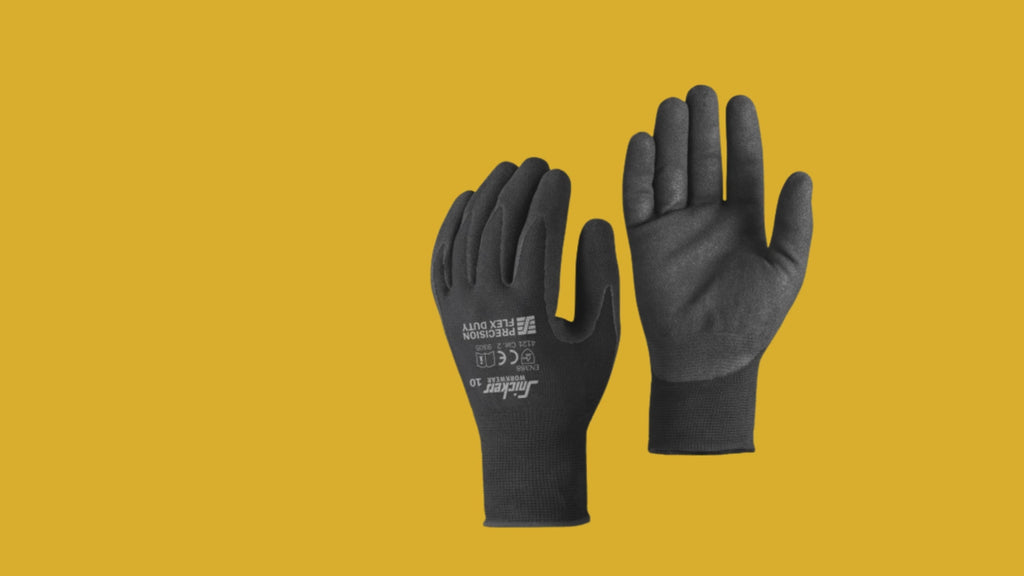 Snickers 9305 Precision Flex Work Gloves, Nitrile Grip, EN 388