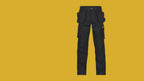 DASSY Oxford Work Trousers, Knee Pockets, Holster Pockets, Cordura