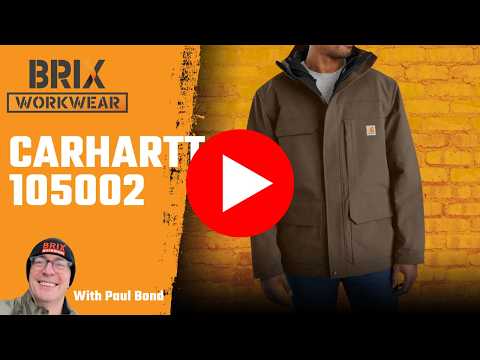 Carhartt 105002 Super Dux Insulated Work Coat, Water Repellent, Wind Fighter