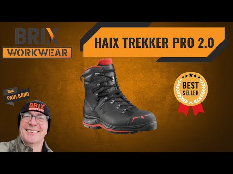 HAIX Trekker Pro 2.0 602017 Men's Safety Boot, Gore-Tex Waterproof, EN ISO 20345 S3