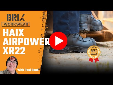 HAIX Airpower XR22 Men's Safety Boot, Gore-Tex Waterproof, EN ISO 20345 S3