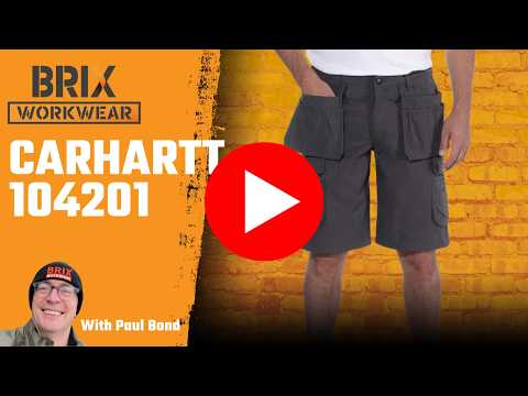 Carhartt 104201 Work Shorts, Rugged Flex, Cargo Pockets, CORDURA Reinforced