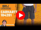 Carhartt 104201 Work Shorts, Rugged Flex, Cargo Pockets, CORDURA Reinforced