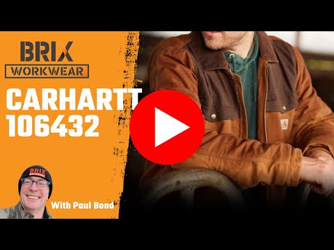 Carhartt 106432 Montana Work Jacket, Rugged Flex, Insulated, Duck Canvas