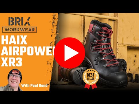 Haix Airpower XR3 604102 Gore-Tex Waterproof Metal Free Safety Toe Cap Work Boot