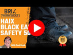 HAIX Black Eagle Safety 50 Mid Men's Safety Boot, Gore-Tex Waterproof, ESD, EN ISO 20345 S3