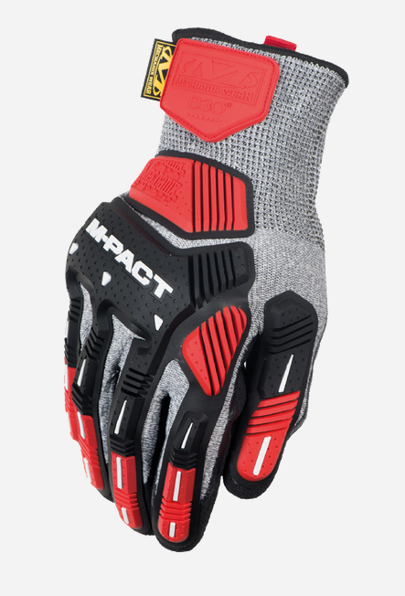 Thomas Jacks Mechanix Wear M-Pact Knit CR5A5  Grey/Black/Red Main image