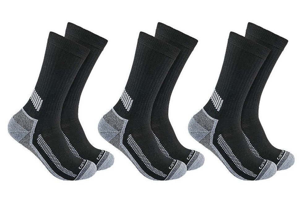 Carhartt SC4223M Force Midweight Crew Sock 3 Pair Secondary image
