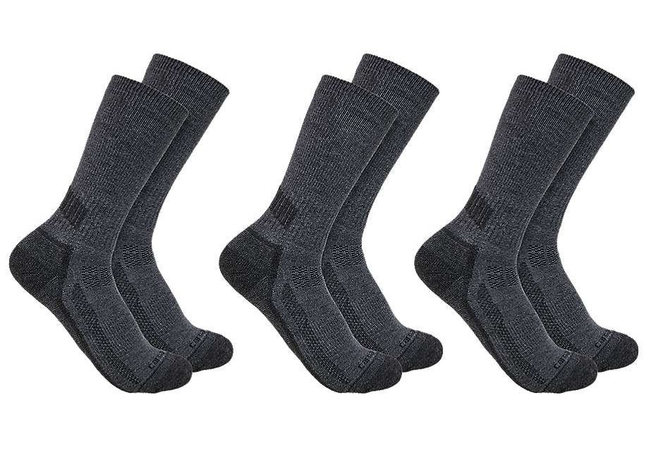 Carhartt SC4223M Force Midweight Crew Sock 3 Pair Main image