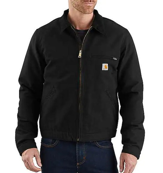 Carhartt 103828 Relaxed Fit Duck Blanket-Lined Detroit Jacket
