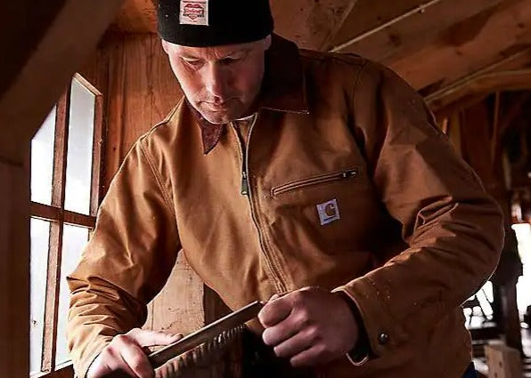 Carhartt 103828 Relaxed Fit Duck Blanket-Lined Detroit Jacket