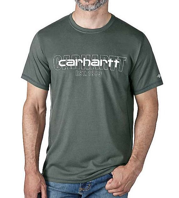 Carhartt 106653 Force Relaxed Fit Midweight Short-Sleeve Logo Graphic T-Shirt Main image