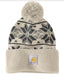 Carhartt 106647 Knit Pom Jacquard Beanie