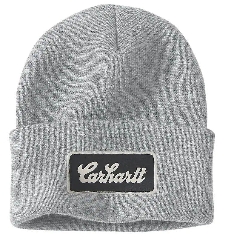 Carhartt 107007 Knit Cuffed Script Patch Beanie Main image